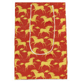 Chinese New Year of the Horse Gift Bag ミディアムペーパーバッグ (裏面)