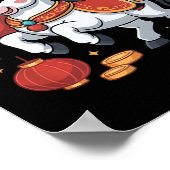 Chinese New Year Of The Horse Vietnamese Chuc Mung ポスター (角)