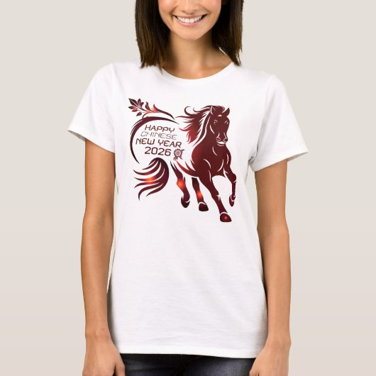 CHINESE NEW YEAR Women Shirt Tシャツ (正面)