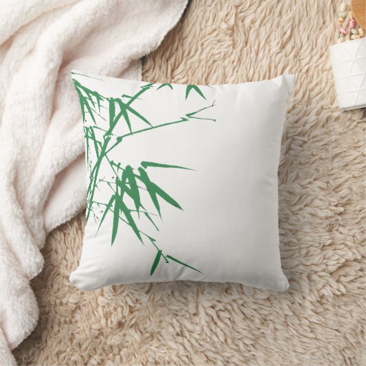 chinese painting bamboo pillow cases クッション (ブランケット)