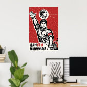 Chinese Propaganda Poster Smash the revisionists ポスター (ホームオフィス)