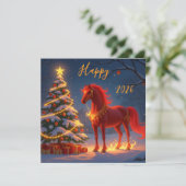 Chinese Red Fire Horse New Year 2026  シーズンカード (スタンド正面)