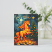 Chinese Red Fire Horse New Year 2026  ポストカード (スタンド正面)