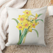 Chinese Sacred Lily, Pierre-Joseph Redouté,  クッション (ブランケット)