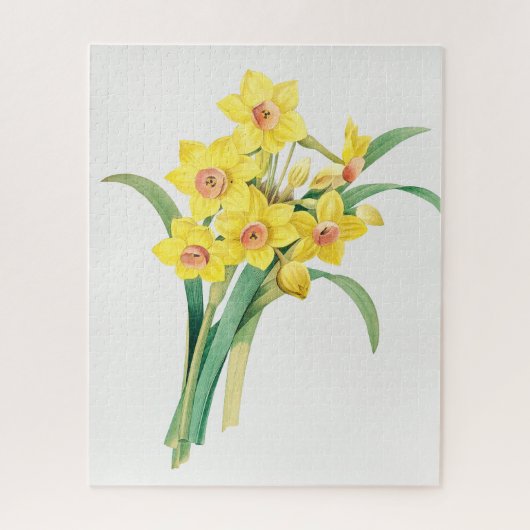 Chinese Sacred Lily, Pierre-Joseph Redouté,  ジグソーパズル (縦)