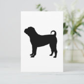 chinese shar silo black サンキューカード (スタンド正面)