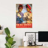 Chinese-Soviet Friendship Propaganda Poster Our ポスター (ホームオフィス)