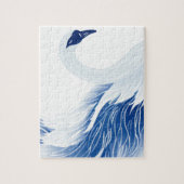 Chinese swan wings pattern ジグソーパズル (縦)