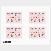 Chinese Theme Digital Stickers  | Country Edition 長方形シール (シート)