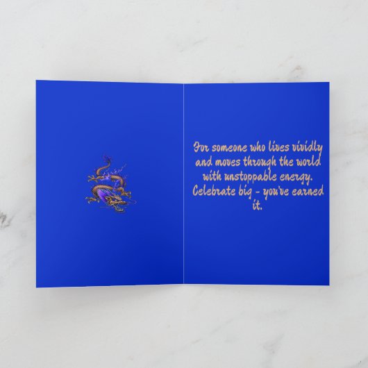 Chinese Treasure Dragon Mythical Creature  カード (内部)