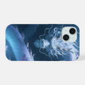 Chinese Water Dragon Art Fantasy Design With Coral iPhone 15ケース (裏面横)