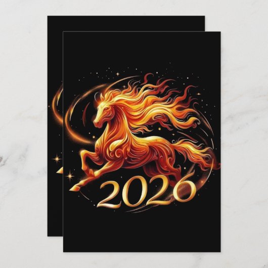 Chinese Year of Horse 2026 Celebrations シーズンカード (正面/裏面)