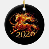 Chinese Year of Horse 2026 Celebrations セラミックオーナメント (裏面)