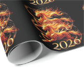 Chinese Year of Horse 2026 Celebrations ラッピングペーパー (ロールコーナー)