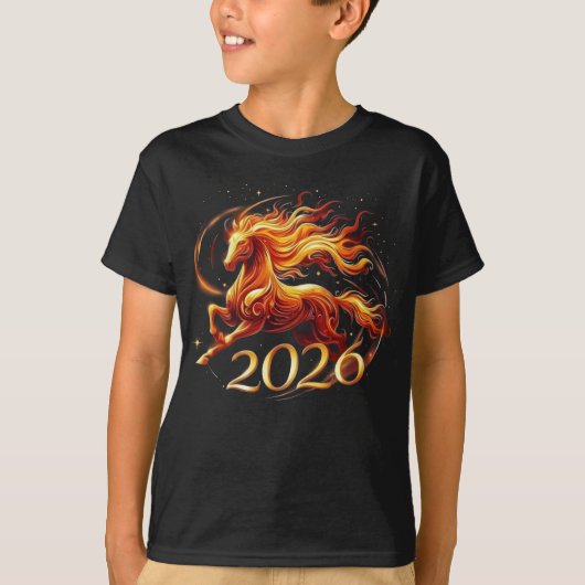 Chinese Year of Horse 2026 Celebrations Tシャツ (正面)