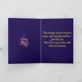 Chinese Yellow Wise Dragon Mythical Creature カード (内部)