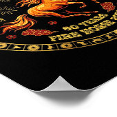 Chinese Zodiac Fire Horse 2026 -legend Since 1966 ポスター (角)