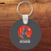 Chinese Zodiac Horse2026 Decorations Year Of The H キーホルダー (正面)