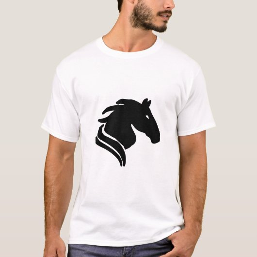 Chinese Zodiac Horse Design Tシャツ (正面)
