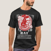 Chinese Zodiac Rat Personality Tシャツ (正面)