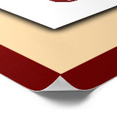 Chinese Zodiac Rooster Papercut Scene ポスター (角)