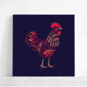 Chinese Zodiac Rooster Wall Art Print | Japandi  キャンバスプリント