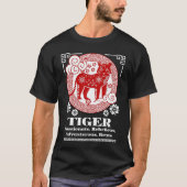 Chinese Zodiac Tiger Personality Tシャツ (正面)