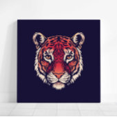 Chinese Zodiac Tiger Wall Art Print Japandi Decor キャンバスプリント