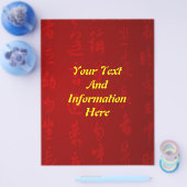 ChineseWrithaper-Respect-CodeOfContact,... チラシ (シングル)