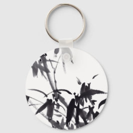 Chinesische Bambus-Tuschekunst  キーホルダー