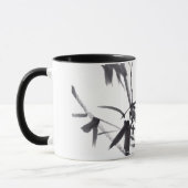 Chinesische Bambus-Tuschekunst マグカップ (左)