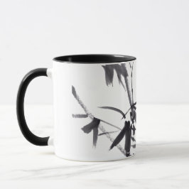 Chinesische Bambus-Tuschekunst マグカップ