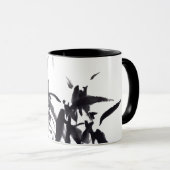 Chinesische Bambus-Tuschekunst マグカップ (正面右)