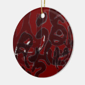 Chinesische Kalligraphie- Dao folgt der Natur 道法自然 セラミックオーナメント (左)