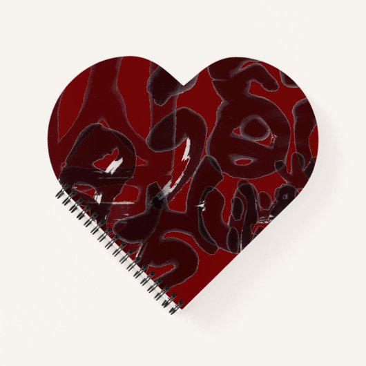 Chinesische Kalligraphie- Dao folgt der Natur 道法自然 ノートブック (正面)