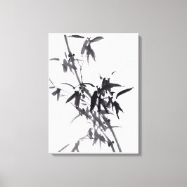 Chinesische Kunst mit  Bambusmalerei  キャンバスプリント