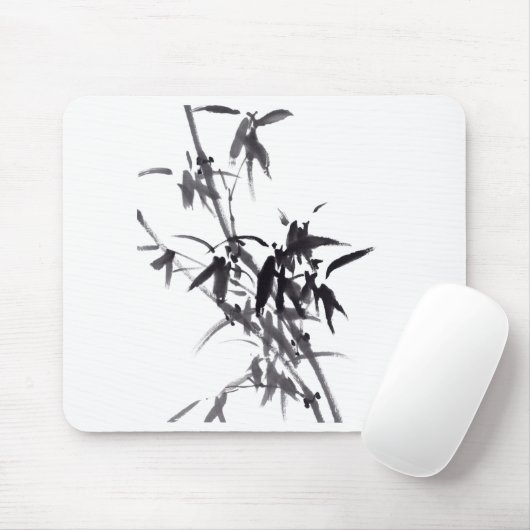 Chinesische Kunst mit Bambusmalerei マウスパッド (マウス)