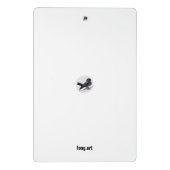 Chinesische Kunst mit Kalligraphie & Hummelmalerei ミニクリップボード (裏面)