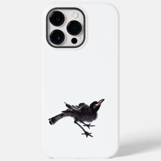 Chinesische Kunst mit Vogelmalerei Case-Mate iPhoneケース (裏面)