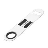 Chinesische Kunst  Tai Chi Tanz in Schwarz & Weiß スピード栓抜き (裏面アングル)