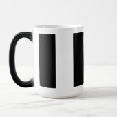 Chinesische Kunst  Tai Chi Tanz in Schwarz & Weiß モーフィングマグカップ (左)