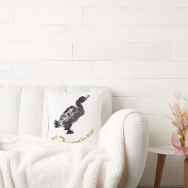 Chinesische Tuschekunst mit Entenmotiv クッション