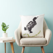 Chinesische Tuschekunst mit Entenmotiv クッション (椅子)