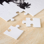 Chinesische Tuschekunst mit Entenmotiv ジグソーパズル (側面)