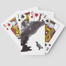 Chinesische Tuschekunst   mit Entenmotiv トランプ