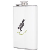 Chinesische Tuschekunst mit Entenmotiv フラスク (左)