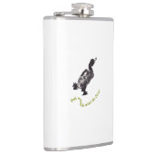 Chinesische Tuschekunst mit Entenmotiv フラスク (右)