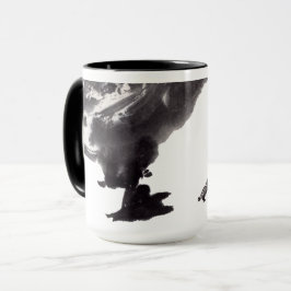 Chinesische Tuschekunst mit Entenmotiv マグカップ