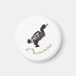 Chinesische Tuschekunst mit Entenmotiv マグネット