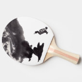 Chinesische Tuschekunst   mit Entenmotiv 卓球ラケット (横)